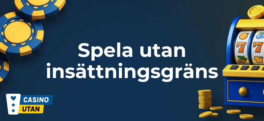 Spela utan insättningsgräns banner