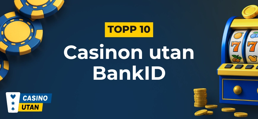 Topp 10 casinon utan BankID banner