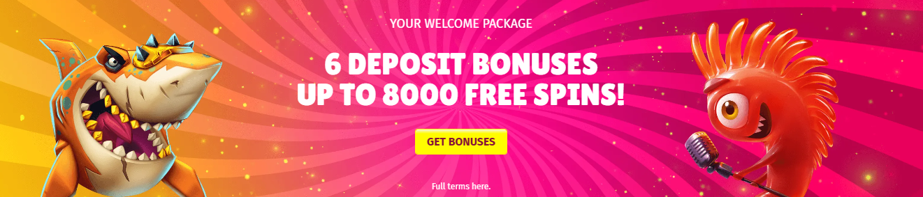 Mad Rush Casino free spins bonus för nya spelare