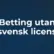 Betting utan svensk licens logotyp
