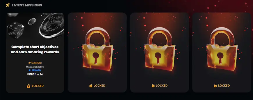 Uppdrag på Instant Casino som kan låsa upp bonusar