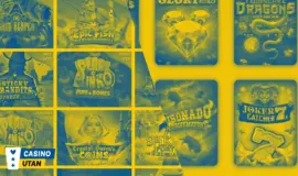 Spel från Kalamba Games och Quickspin sida vid sida.