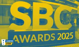 SBC awards 2025 skylt i Lissabon