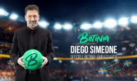 Diego Simeone presenterad som officiell ambassadör för Betinia