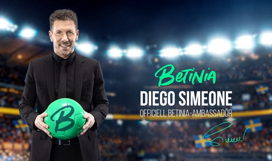 Diego Simeone presenterad som officiell ambassadör för Betinia
